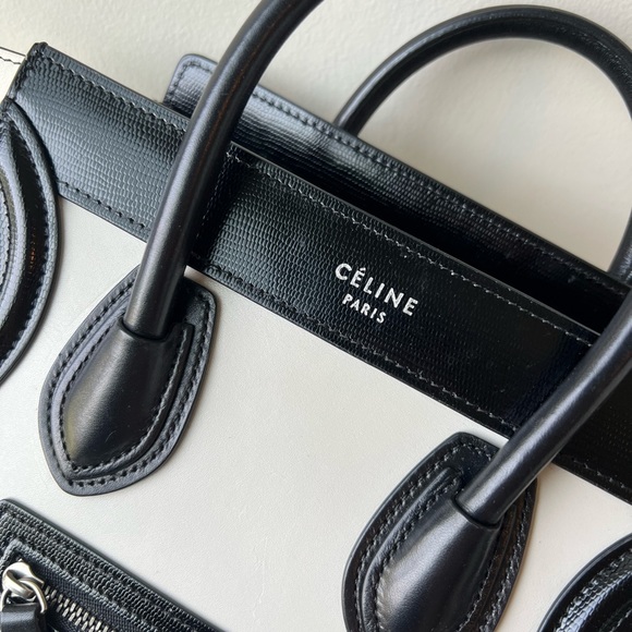 Celine bicolour nano luggage bag - Picture 11 of 12